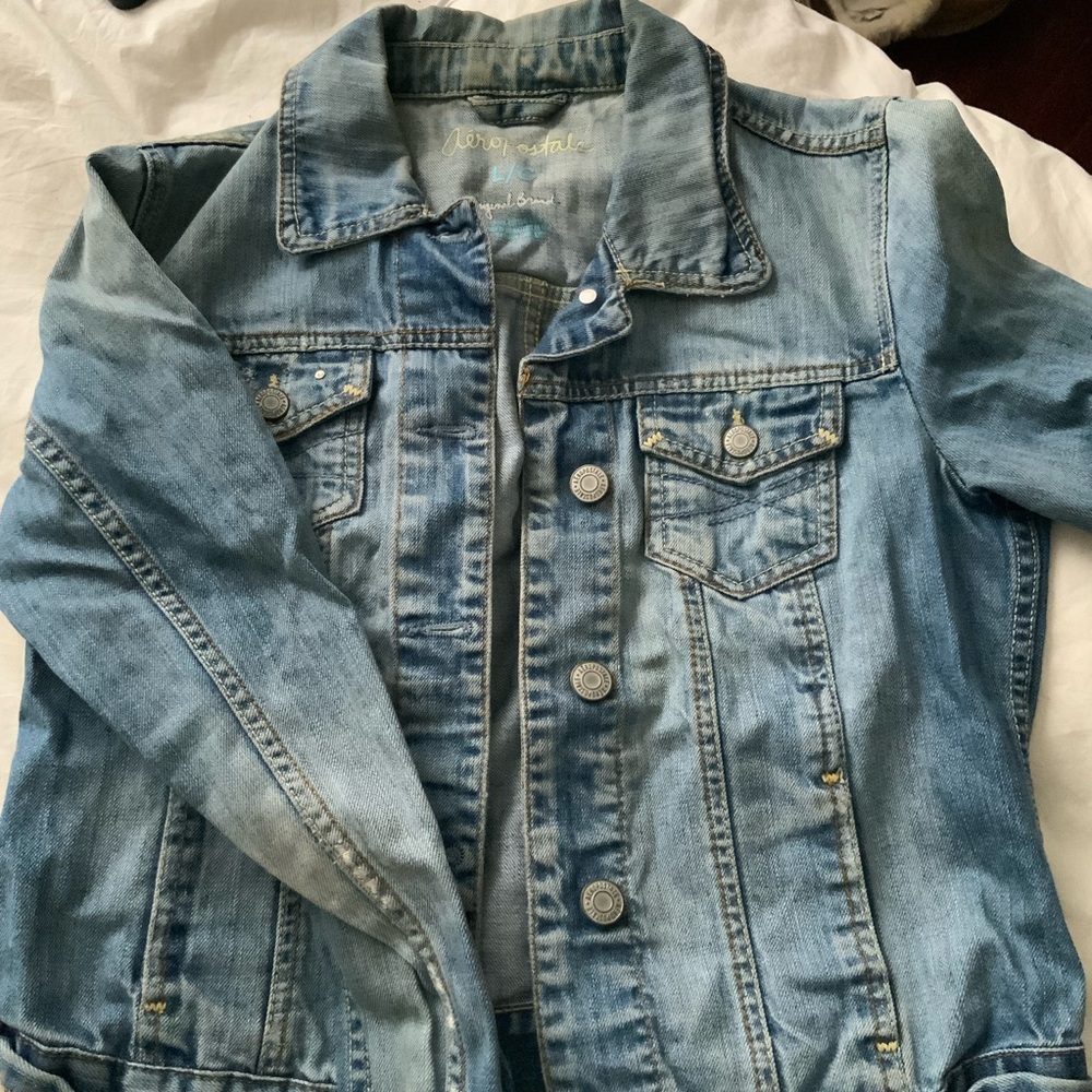 Aeropostale denim jacket jean jacket large